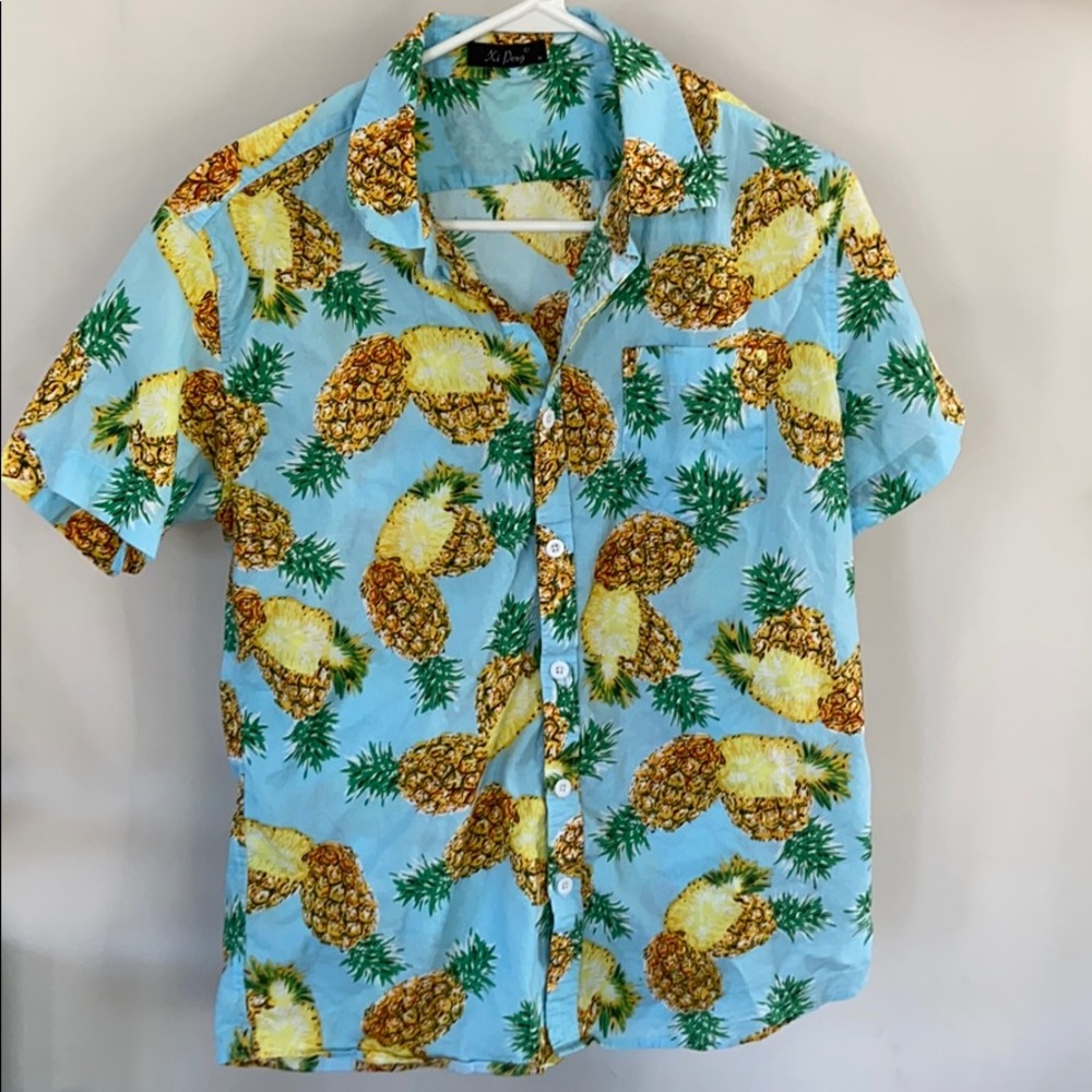 Pineapple Hawaiian shirt